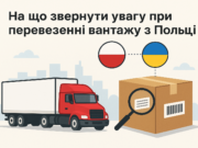 На що звернути увагу при перевезенні вантажу з Польщі