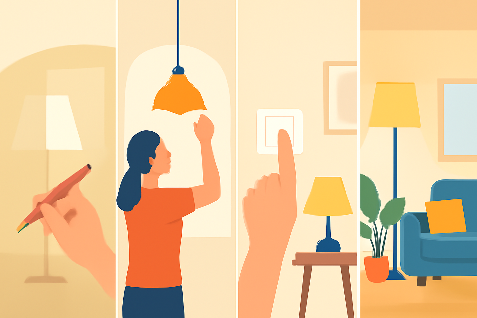 Шаги к созданию идеального освещения в вашем интерьере